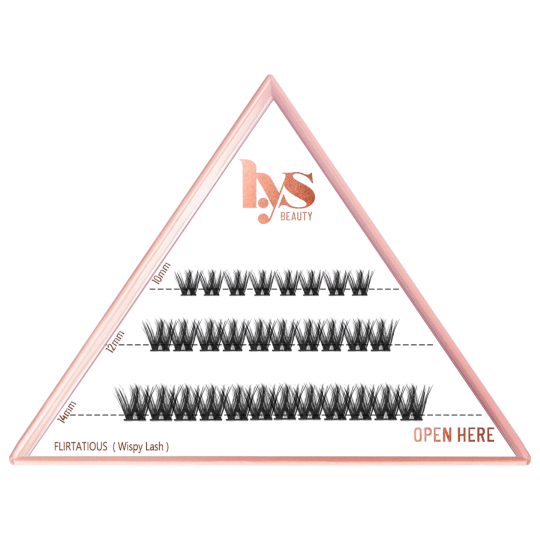 LYS Beauty Uplifted Press & Go False Lash Clusters – Flirtatious